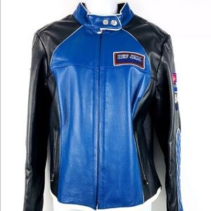 Vintage Women’s DEF JAM Leather Motorcycle Jacket